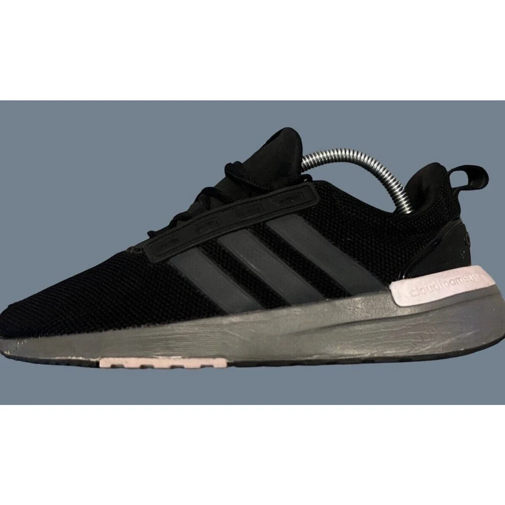 WOMEN'S SIZE 8- ADIDAS TR21 Racer Running Shoes, Cloud Foam Super, Black